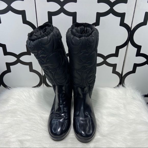 Coach Black Cantina Winter Wedge Boot - Picture 2 of 9